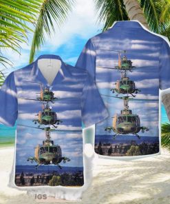 Australia Army Bell UH 1H Iroquois (205) 3D Hawaiian Shirt