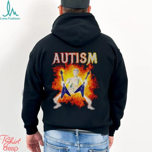 Autism Skeleton meme funny shirt