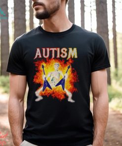 Autism Skeleton meme funny shirt