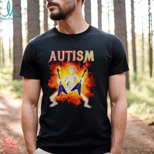 Autism Skeleton meme funny shirt