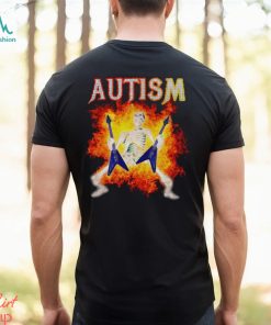 Autism Skeleton meme funny shirt