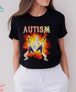 Autism Skeleton meme funny shirt