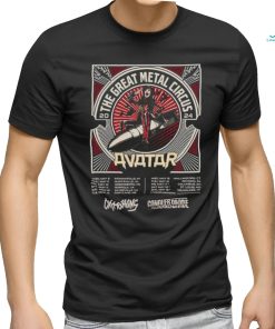 Avatar The Greatest Metal Circus Tour 2024 Shirt