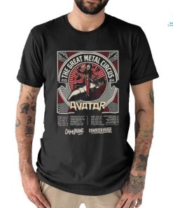 Avatar The Greatest Metal Circus Tour 2024 Shirt