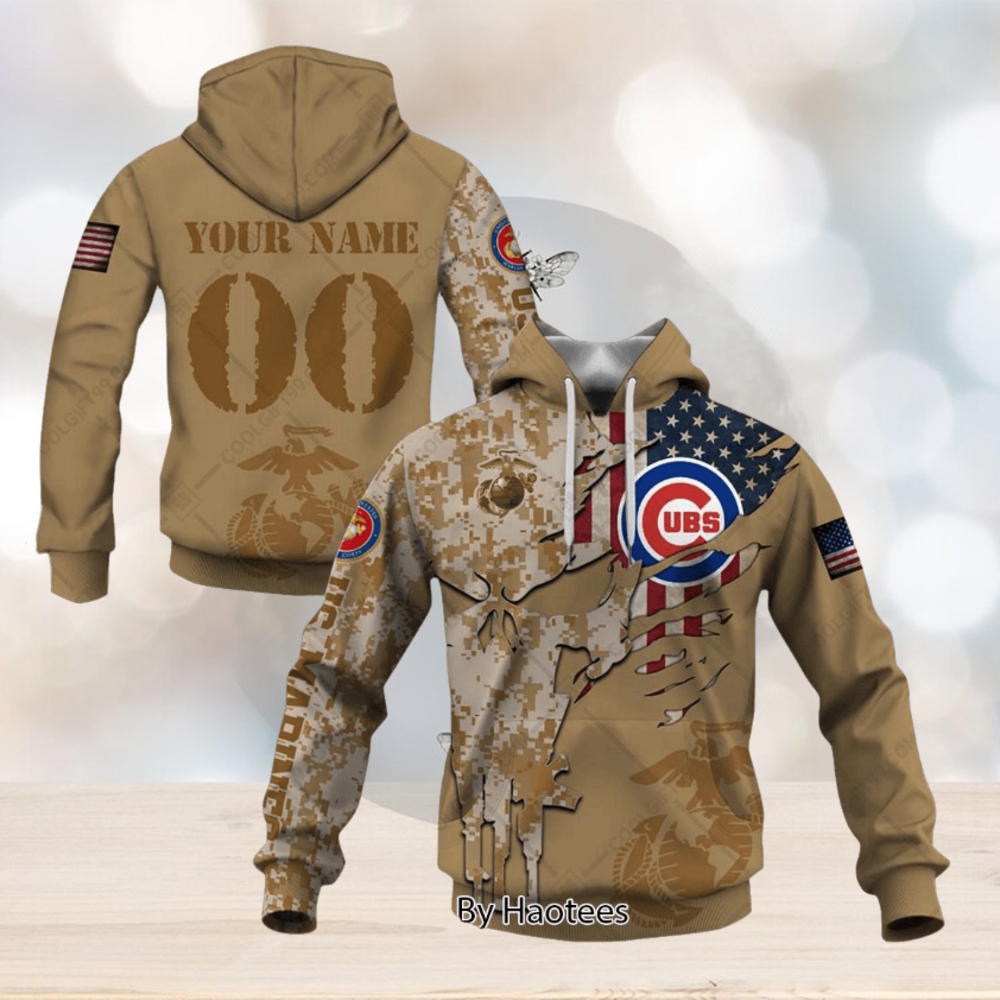 BEST MLB Chicago Cubs Marine Camo Hoodie BEST MLB Chicago Cubs Marine Camo Hoodie