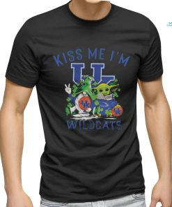 Baby Yoda Kentucky Wildcats Kiss Me I’m Wildcats Patrick’s Day shirt