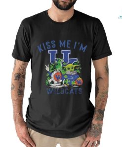 Baby Yoda Kentucky Wildcats Kiss Me I’m Wildcats Patrick’s Day shirt