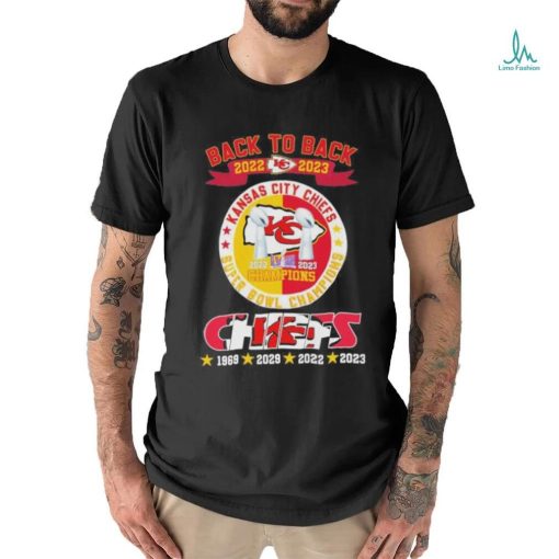 Back to back 2024 kansas city chiefs super bowl champion logo shirt