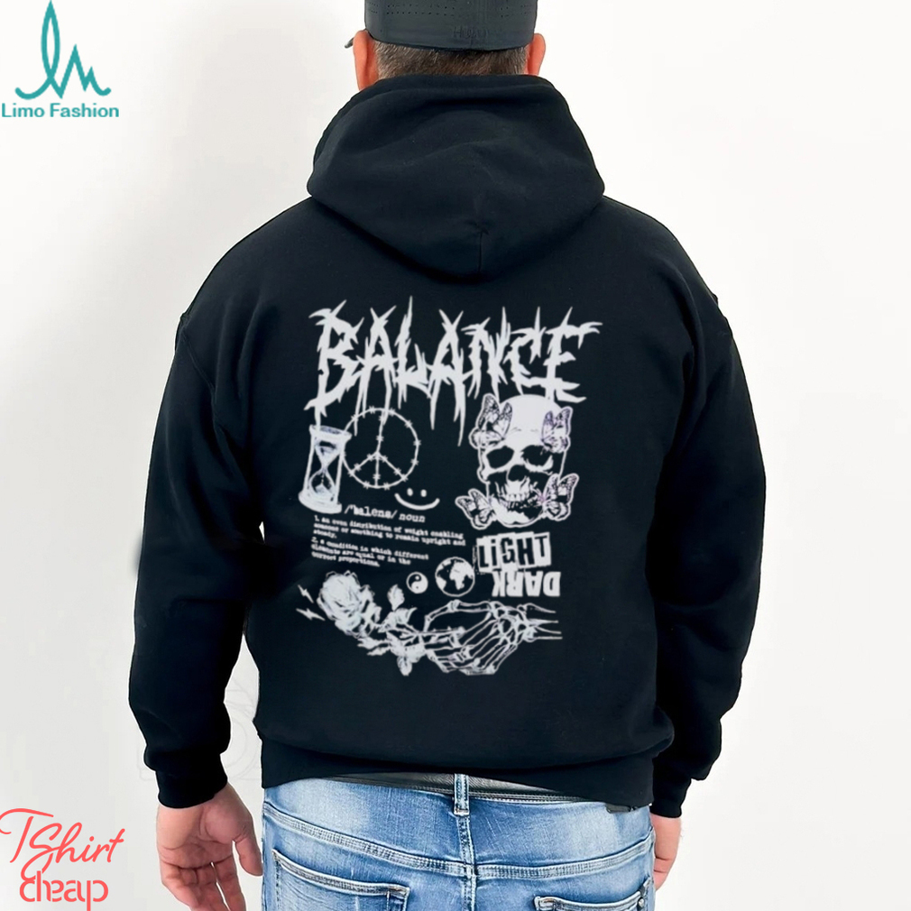 Balance skull light dark shirt Balance skull light dark shirt