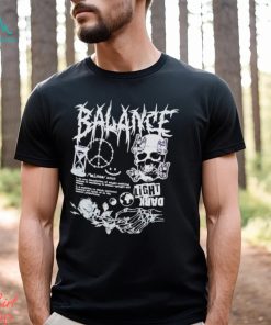 Balance skull light dark shirt, hoodie, sweater, long sleeve and tank top Balance skull light dark shirt