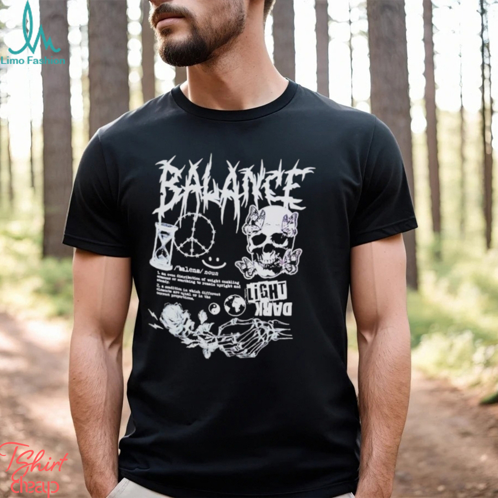 Balance skull light dark shirt Balance skull light dark shirt