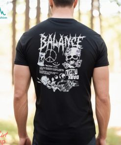Balance skull light dark shirt, hoodie, sweater, long sleeve and tank top Balance skull light dark shirt