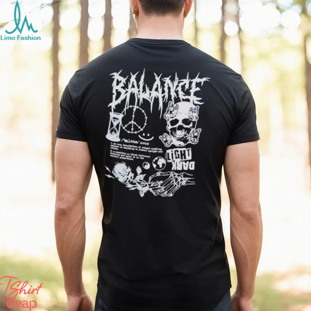 Balance skull light dark shirt Balance skull light dark shirt