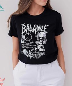 Balance skull light dark shirt, hoodie, sweater, long sleeve and tank top Balance skull light dark shirt