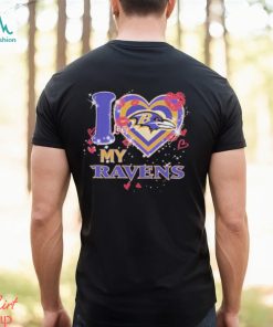 Baltimore Ravens I Love Valentine Helmet Shirt