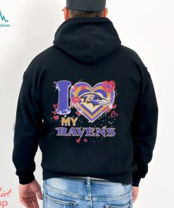 Baltimore Ravens I Love Valentine Helmet Shirt