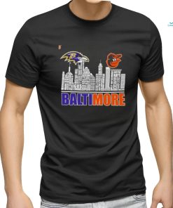 Baltimore Ravens Vs Baltimore Orioles Players List Name Baltimore City Shirt
