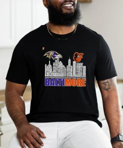 Baltimore Ravens Vs Baltimore Orioles Players List Name Baltimore City Shirt