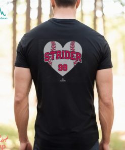Baseball Heart Spencer Strider Atlanta MLBPA Pullover Shirt