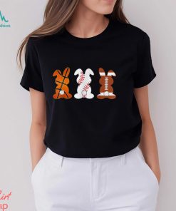 Basketball Baseball Football Sports Easter Bunny Rabbits T Shirt