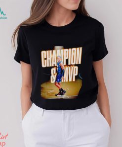 Bennedict Mathurin Champion and MVP poster shirt