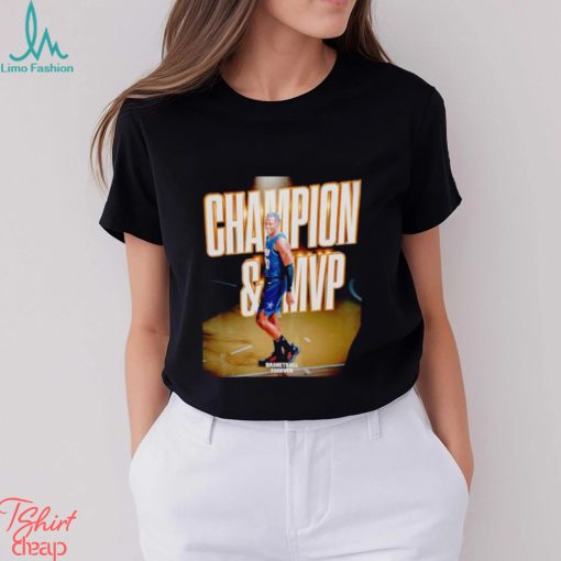 Bennedict Mathurin Champion and MVP poster shirt