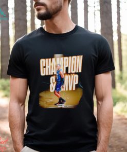 Bennedict Mathurin Champion and MVP poster shirt