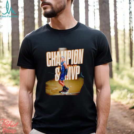 Bennedict Mathurin Champion and MVP poster shirt