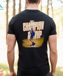 Bennedict Mathurin Champion and MVP poster shirt