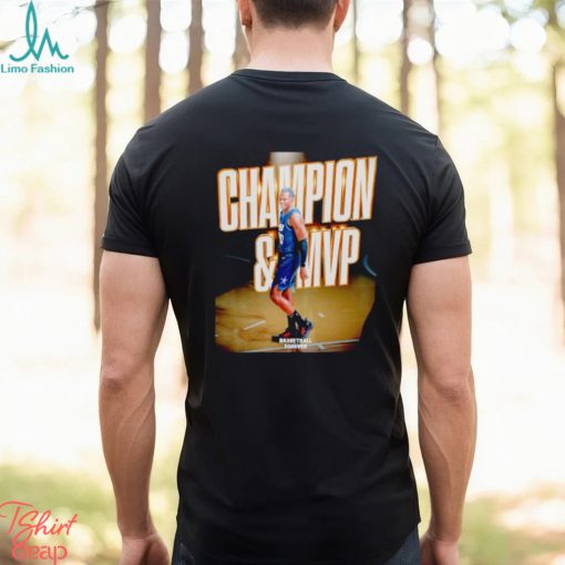 Bennedict Mathurin Champion and MVP poster shirt