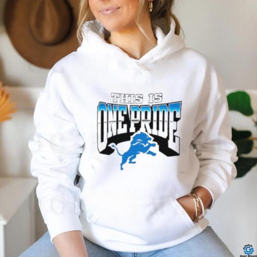 Best detroit Lions this is one pride shirt