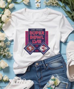Best las Vegas Super Bowl LVIII 49ers vs Chiefs Football Shirt