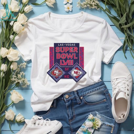 Best las Vegas Super Bowl LVIII 49ers vs Chiefs Football Shirt