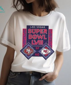 Best las Vegas Super Bowl LVIII 49ers vs Chiefs Football Shirt