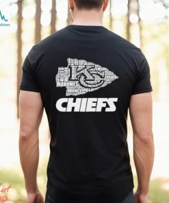 Big logo Kansas City Chiefs names shirt