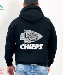 Big logo Kansas City Chiefs names shirt