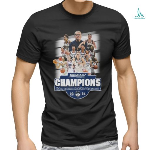 Bigeast Conference Champions Uconn Huskies Women’s Basketball 2024 T Shirt