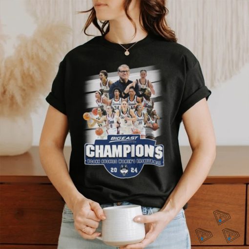 Bigeast Conference Champions Uconn Huskies Women’s Basketball 2024 T Shirt