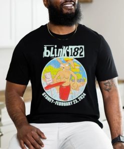 Blink 182 2024 Australia Tour Qudos Bank Arena February 23 shirt