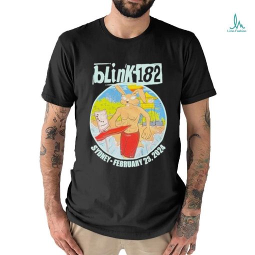 Blink 182 2024 Australia Tour Qudos Bank Arena February 23 shirt
