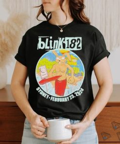 Blink 182 2024 Australia Tour Qudos Bank Arena February 23 shirt