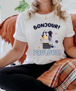 Bluey Bandit Dad Bonjour Pavlova shirt