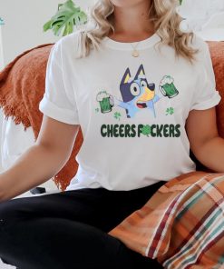 Bluey Cheers Fuckers Happy Patricks Day shirt