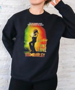 Bob Marley One Love First He Changed Music Then He Changed The World Shirt