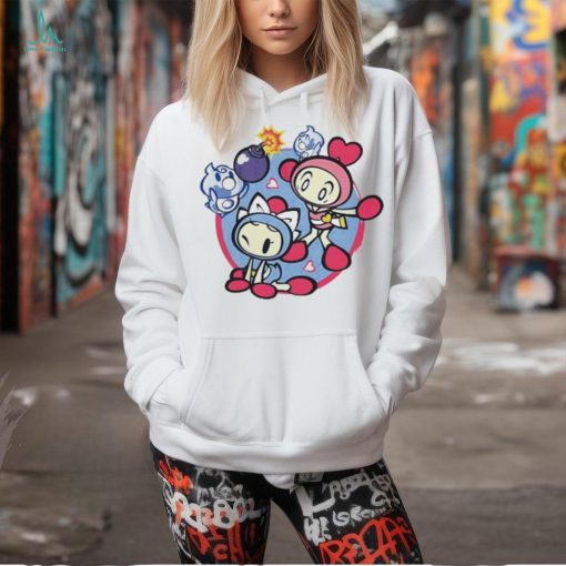 Bomberman Pink & Aqua Shirt