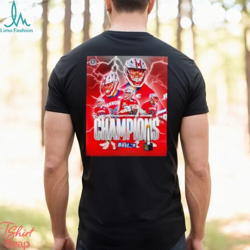 Boston Cannons 2024 Premier Lacrosse League Championship Series Winners shirt