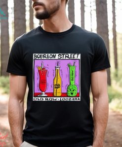 Bourbon Street drinks shirt