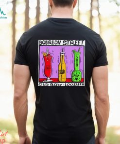 Bourbon Street drinks shirt