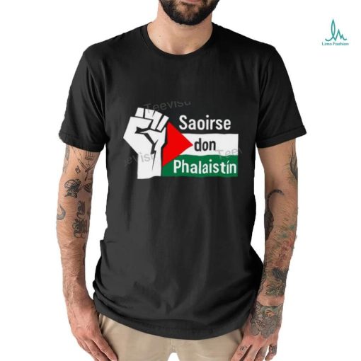 Brian O Donovan Wearing Saoirse Don Phalaistin shirt
