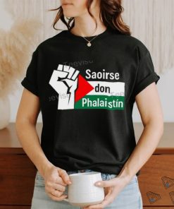 Brian O Donovan Wearing Saoirse Don Phalaistin shirt